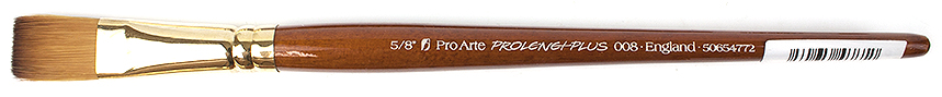 Pro Arte Prolene Plus Series 008 Flat One Stroke Synthetic Watercolour Brush