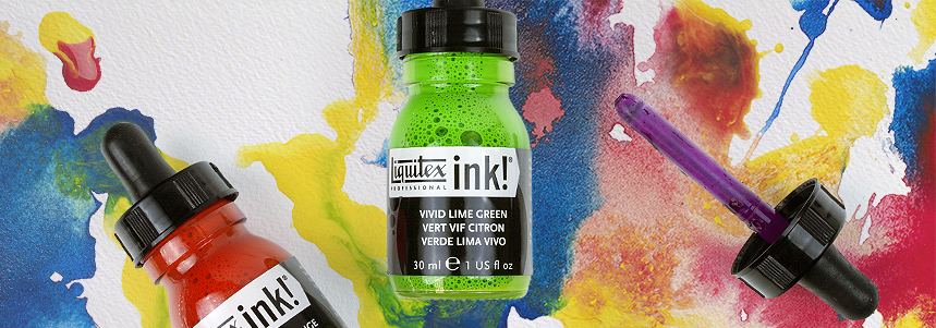 Liquitex Professional Acrylic Inks - Super fluid, professional level Acrylic Paint