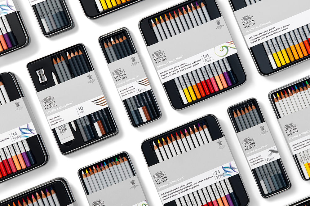 NEW Winsor & Newton Studio Collection Colour, Drawing and Sketching Artists Pencils