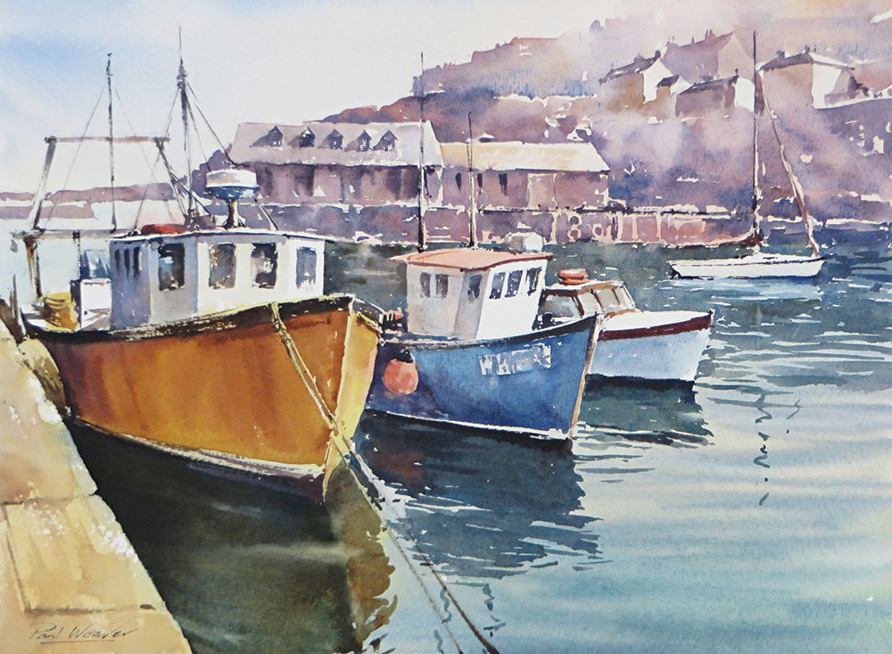 Reflections, Mevagissey – Watercolour Tutorial By Paul Weaver