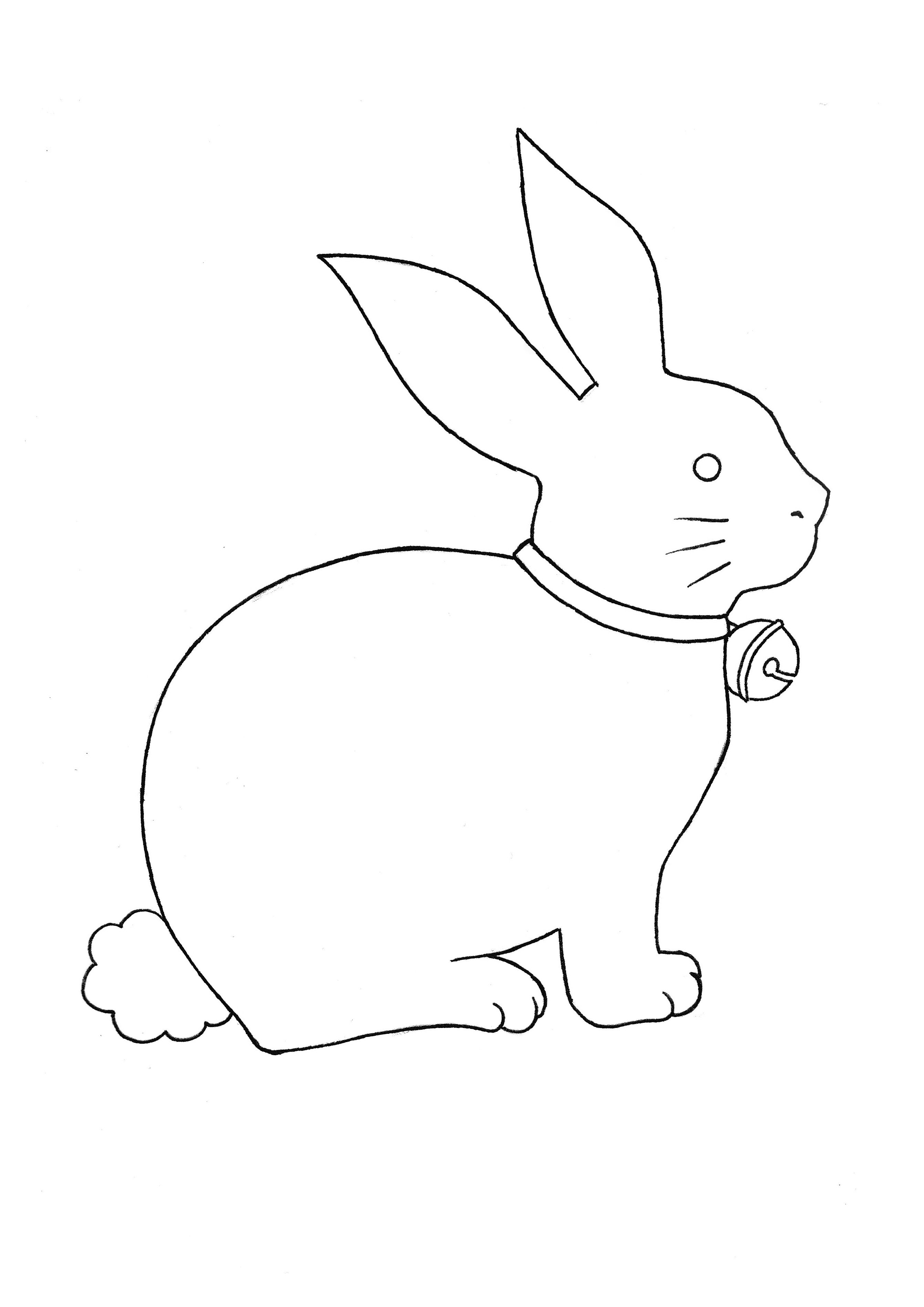 Bunny Stencil Printable