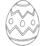 Easter egg stencil 2