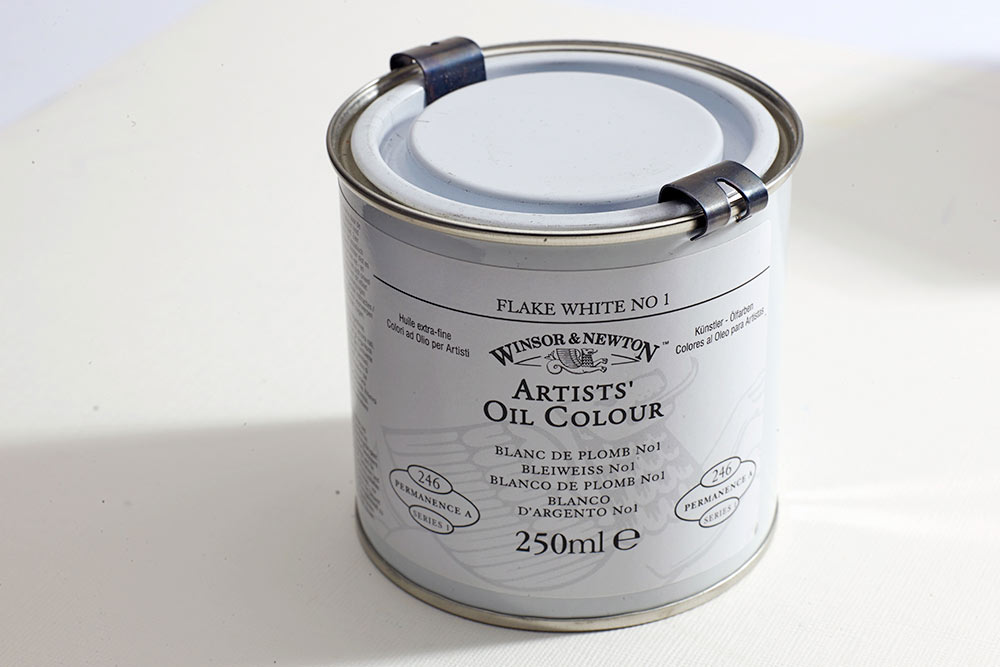 White on sale oil paint