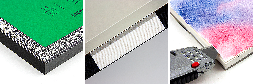 Remove the sheet by running a knife between the sheet of paper you want to remove and the rest of the block How to remove paper from a block