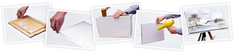 Perfectly stretched watercolour paper every time! Using the Ken Bromley Perfect Paper Stretcher