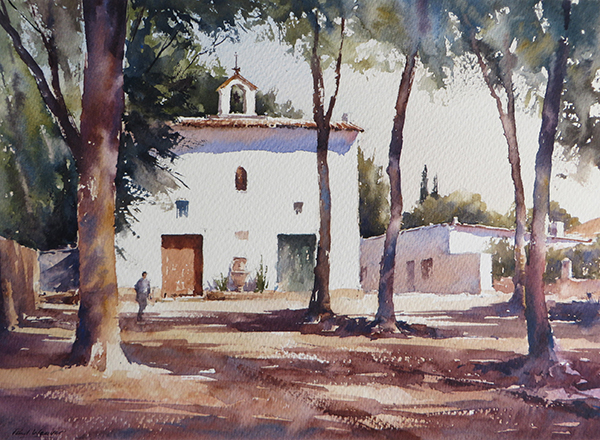 Painting a Spanish Church by Paul Weaver