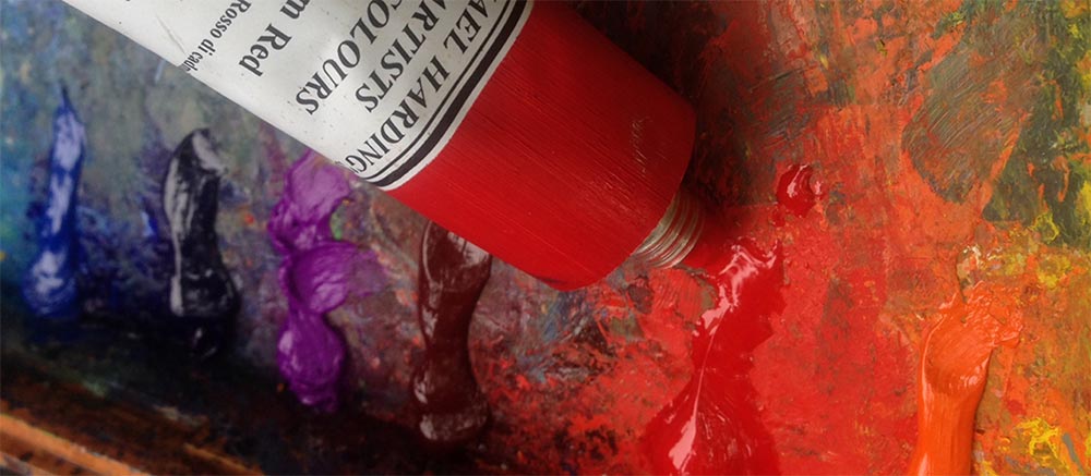 michael harding oil paint tube