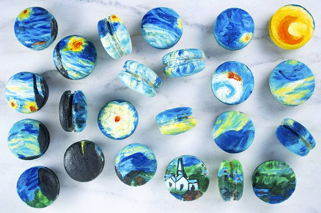 Starry Night Macaroons