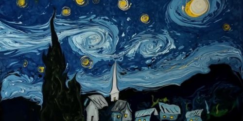 Starry Night - Painted on Water