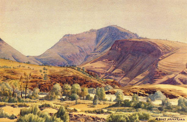 Albert Namatjira - landscape