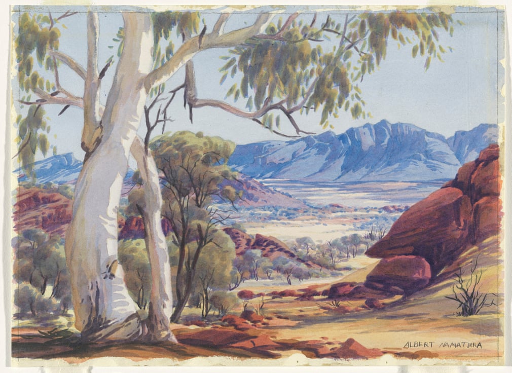 Albert Namatjira - landscape