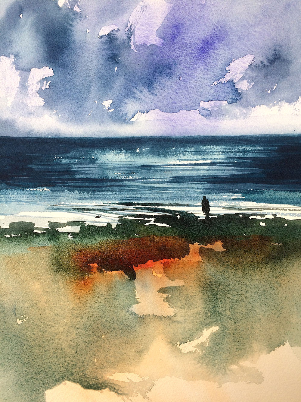 Watercolour Tutorial ‘Beachcomber’