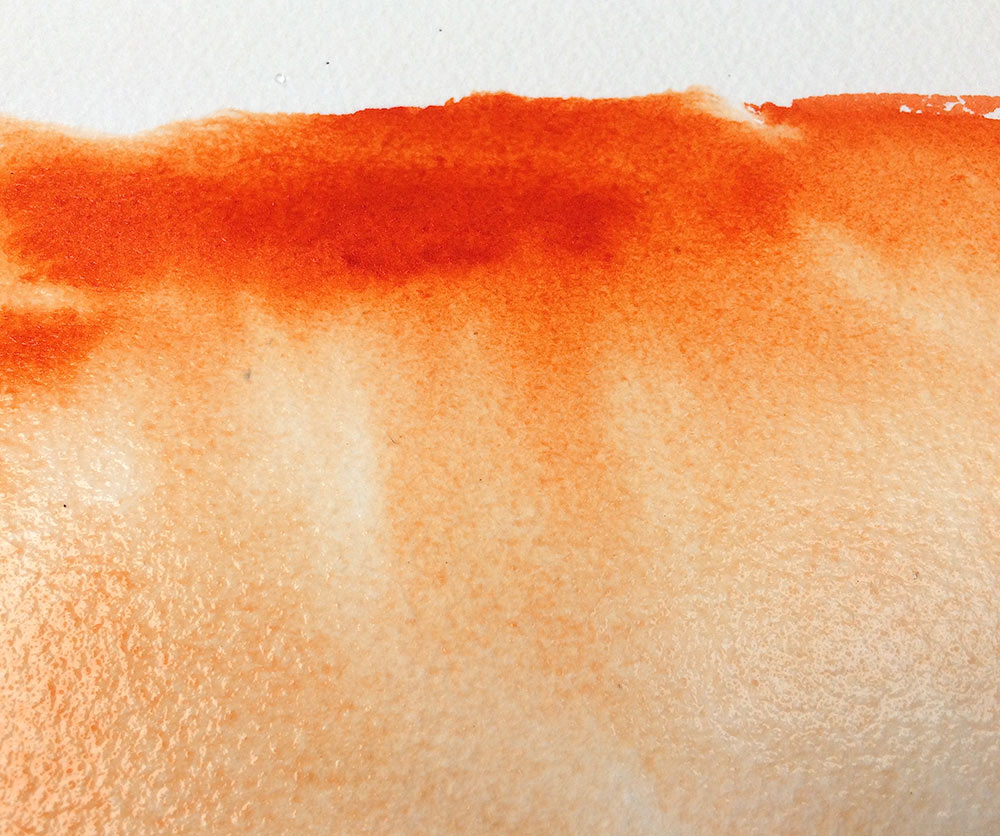 Adding Transparent Orange to the painting.
