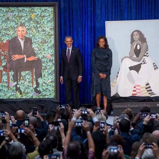 Barack and Michelle Obama, the Official Portraits