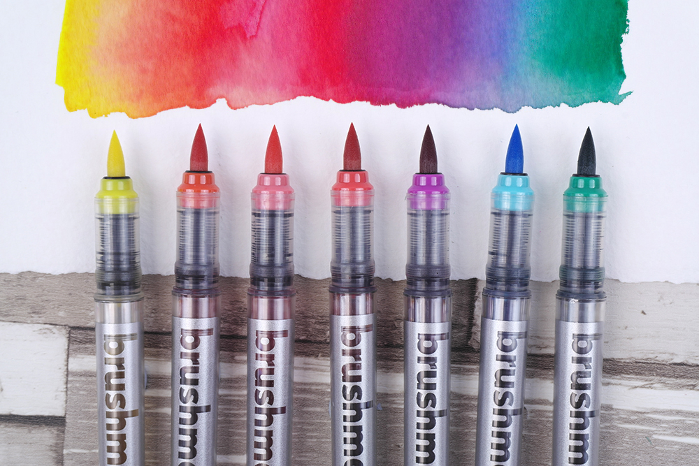 Karin Deco Brush Marker Pigment Based Brush Tip-Metallic Shades (Open  Stock) - Creative Hands