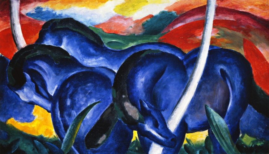 Franz Marc, The Large Blue Horses