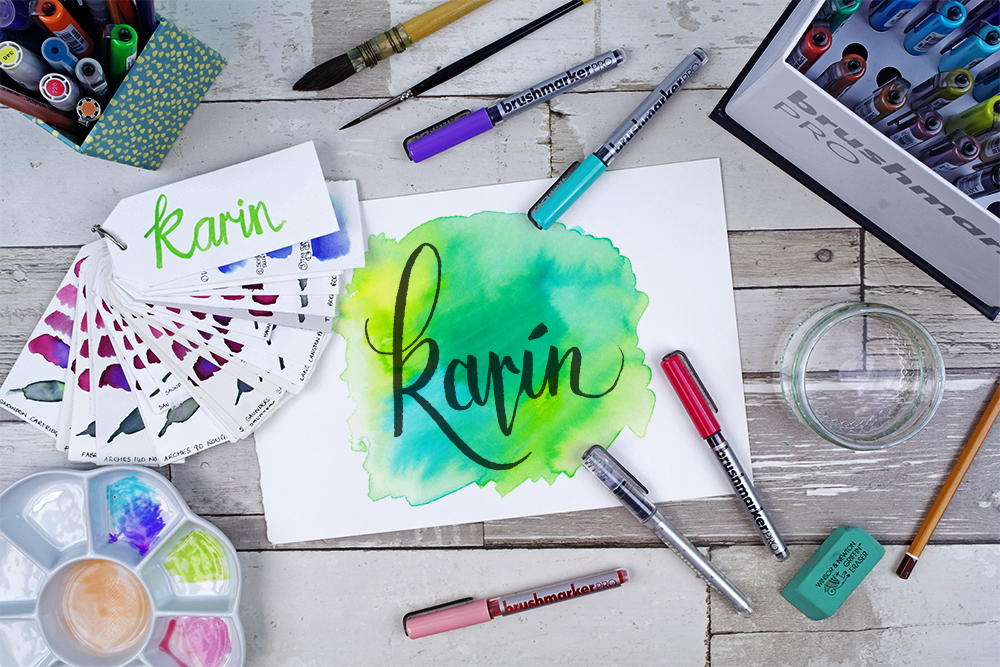 Ideas for crafting and decoration with DecoBrush Metallic KARIN Markers 