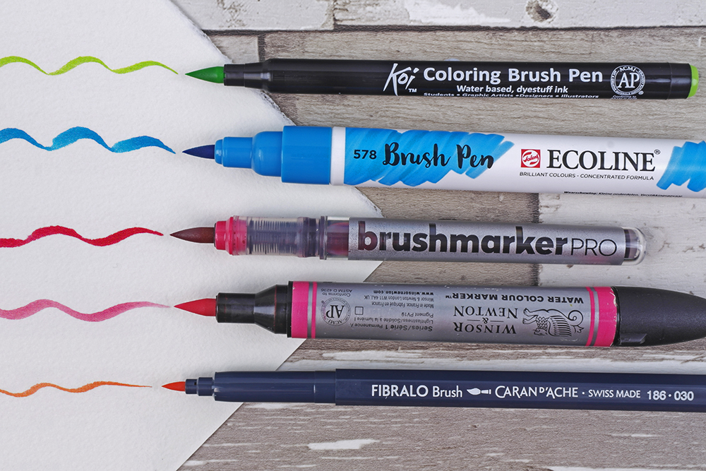 How to Use Brushmarker PRO Markers by KARIN - Color Application 