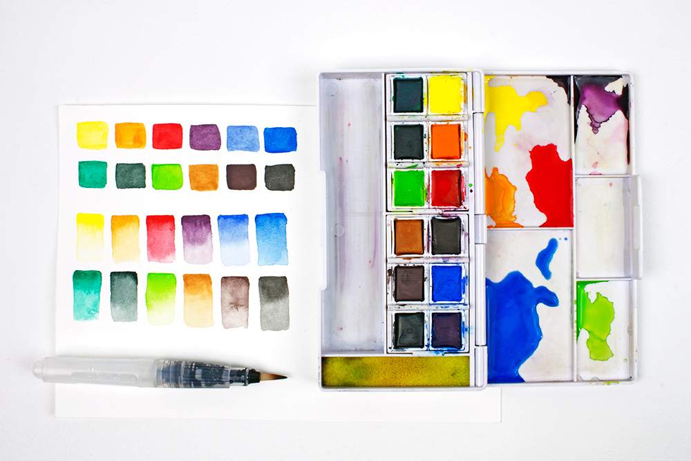 Derwent Inktense Paint Pans and Sets