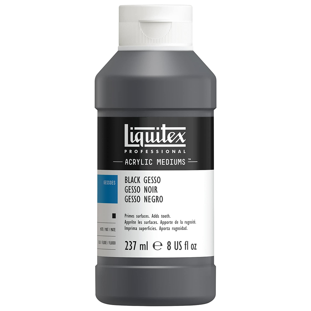 Liquitex Professional Acrylics Black Gesso 237ml Jar