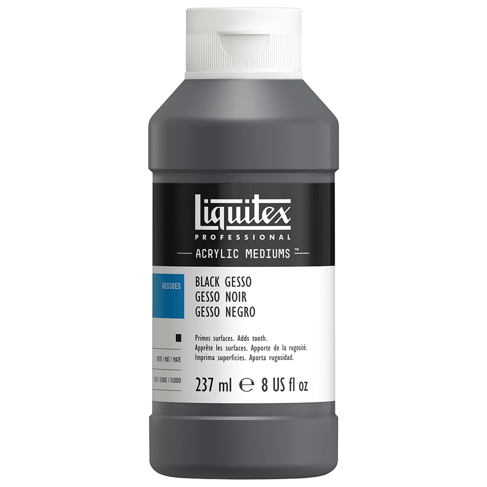 The New Ground: using 'on trend' Liquitex Black Gesso to create depth in a  contemporary painting with Liquitex gouache.