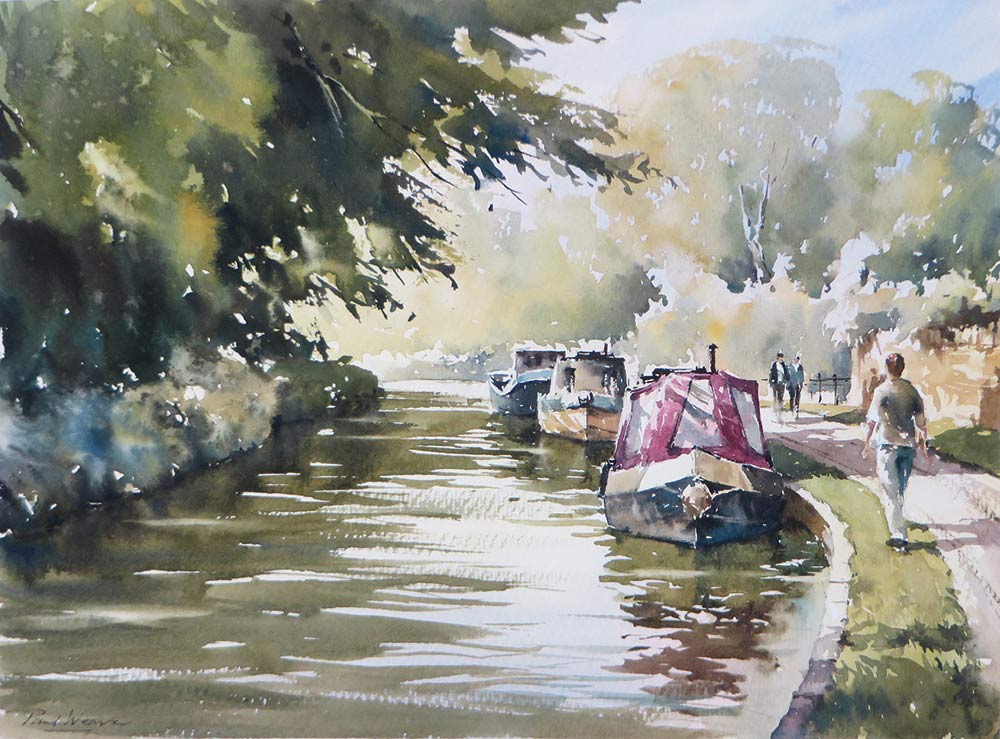 Reflections, Bradford on Avon, Watercolour Tutorial by Paul Weaver