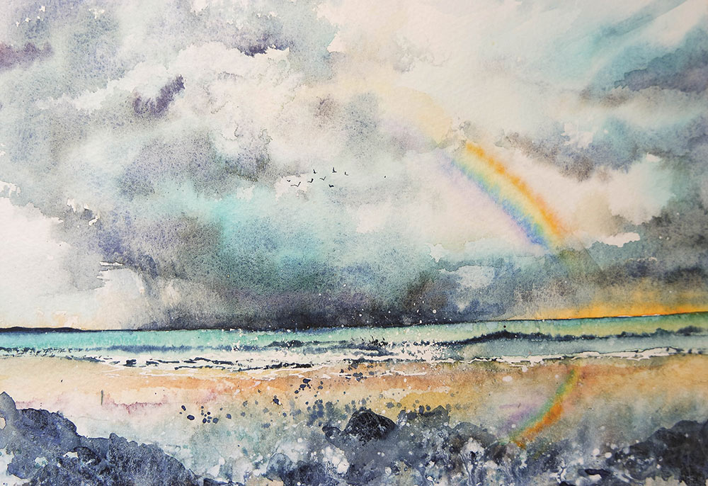 Part of the Rainbow series by artist Rachel Toll