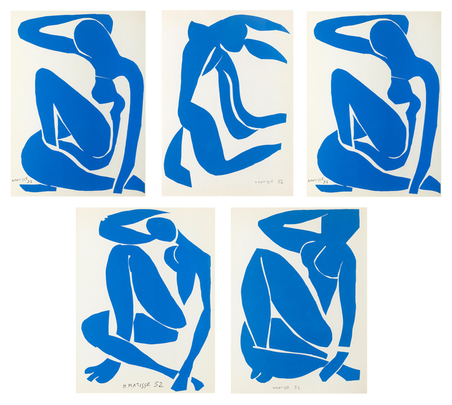 Henri Matisse - Blue Nude gouache series