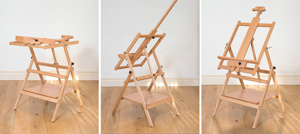 The EL698 Loxley Essex Studio Easel in use