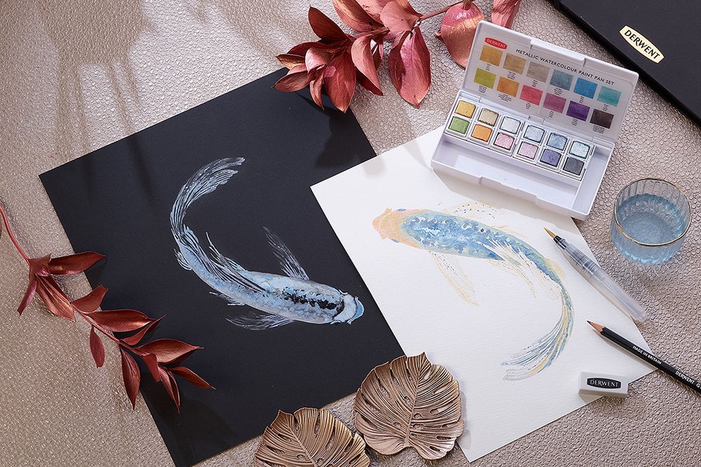 Tutorial: How to Use Metallic Watercolors for Calligraphy by