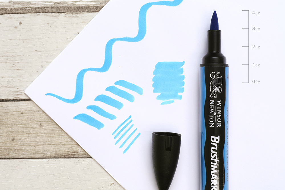 Winsor & Newton Brushmarker (Promarker Brush) Brush Pen Nib Detail