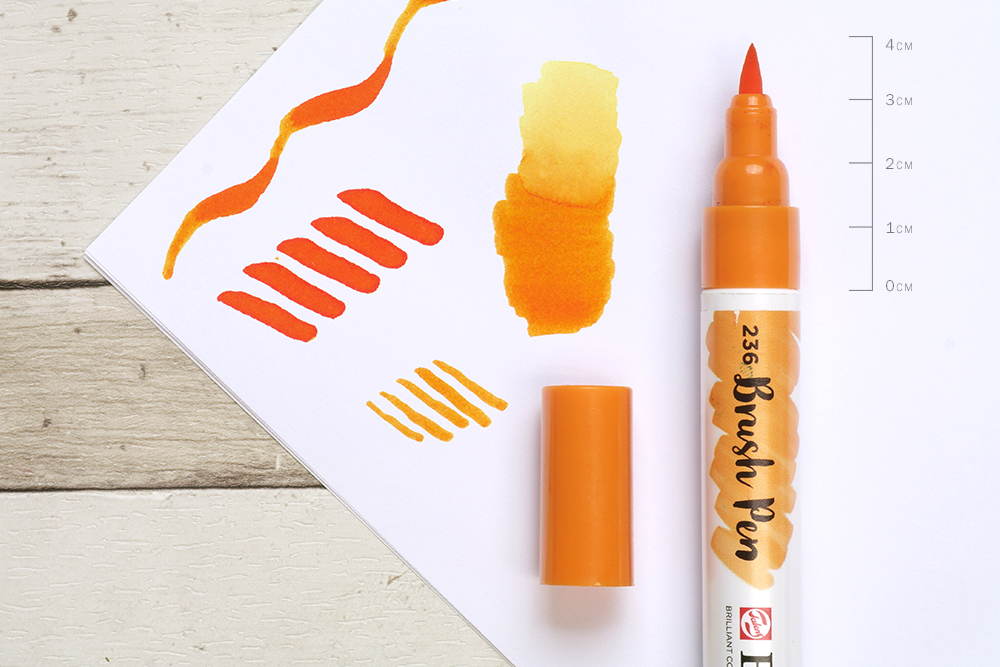 Talens Ecoline Watercolor Brush Pen Light Orange 236