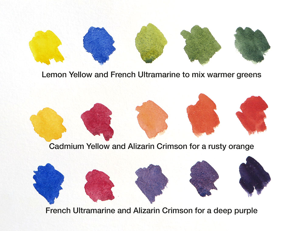 Color Mixing Whites for Vibrant Results in Watercolor and Pastel