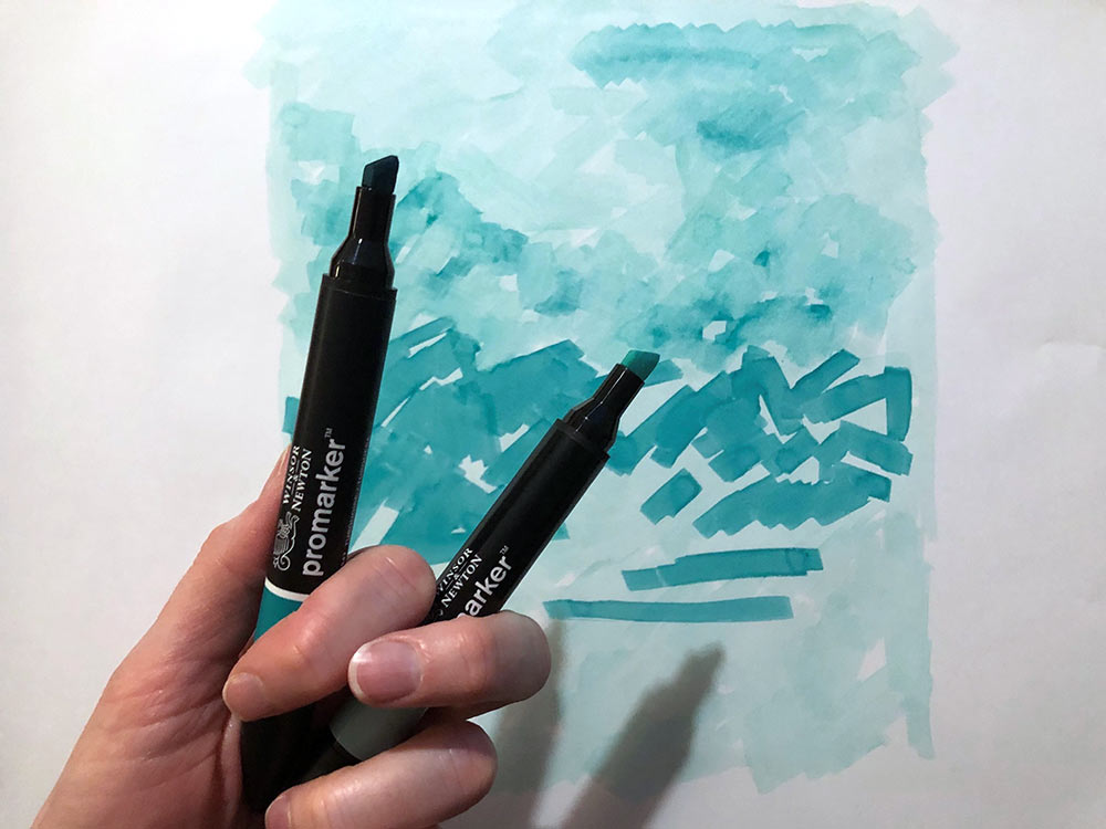 Using ProMarkers for Fine Art Paint Effects