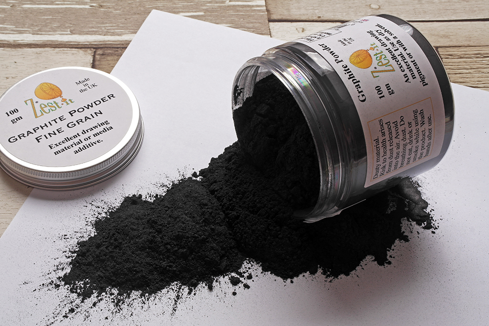 Zest It Graphite Powder for cold wax painting