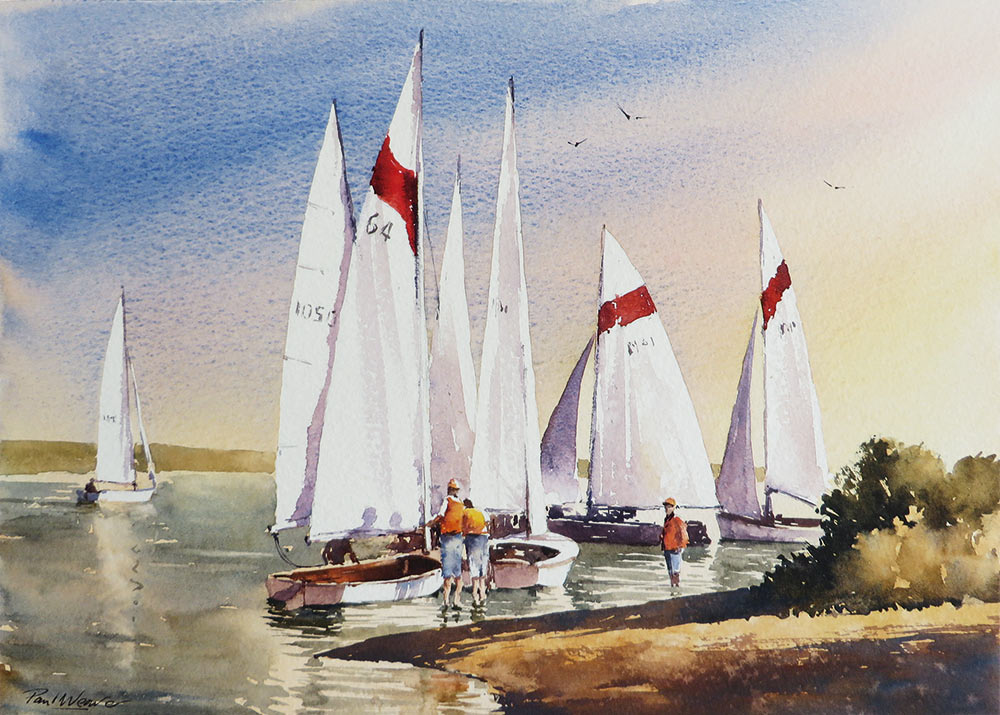 Sailing Boats Watercolour Tutorial