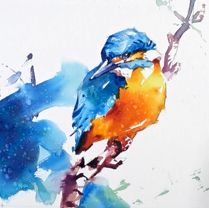 Very Create - Watercolor Brush Pen Parrot