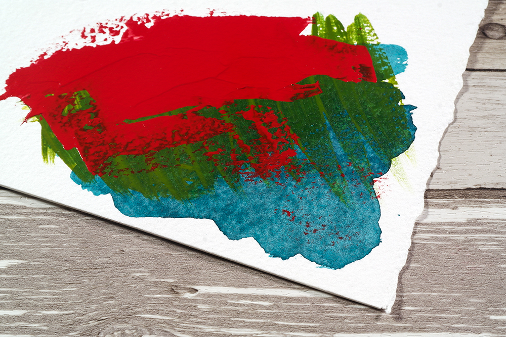 Heavy Body acrylic, soft body acrylic and acrylic ink on 300lb watercolour paper
