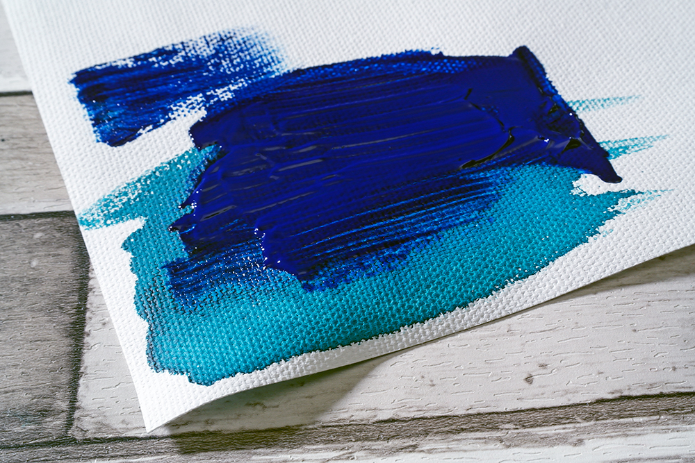 How to use paper for acrylic Painting : Painting Basics 