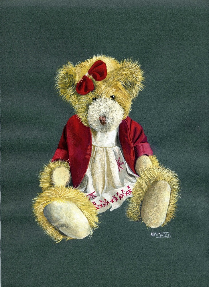 Teddy Bear Gouache Tutorial