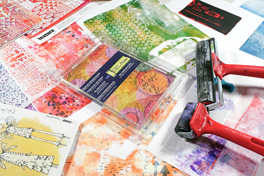 How To: Multi-Layered Gel Press Prints