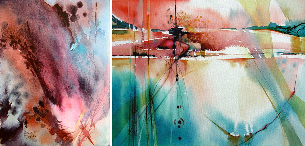 Expressive Watercolour Paintings by Bridget Woods