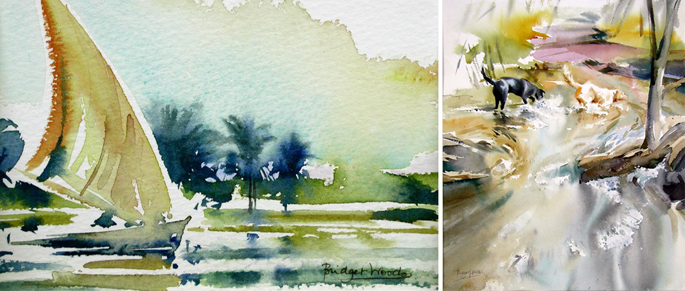 Expressive Watercolour Paintings by Bridget Woods