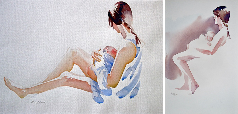 Expressive Watercolour Paintings by Bridget Woods