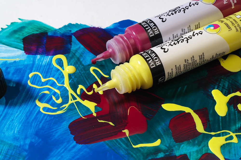 Discover the beauty of fluid painting with Daler Rowney System 3 Fluid Acrylic  Paints - BLOG