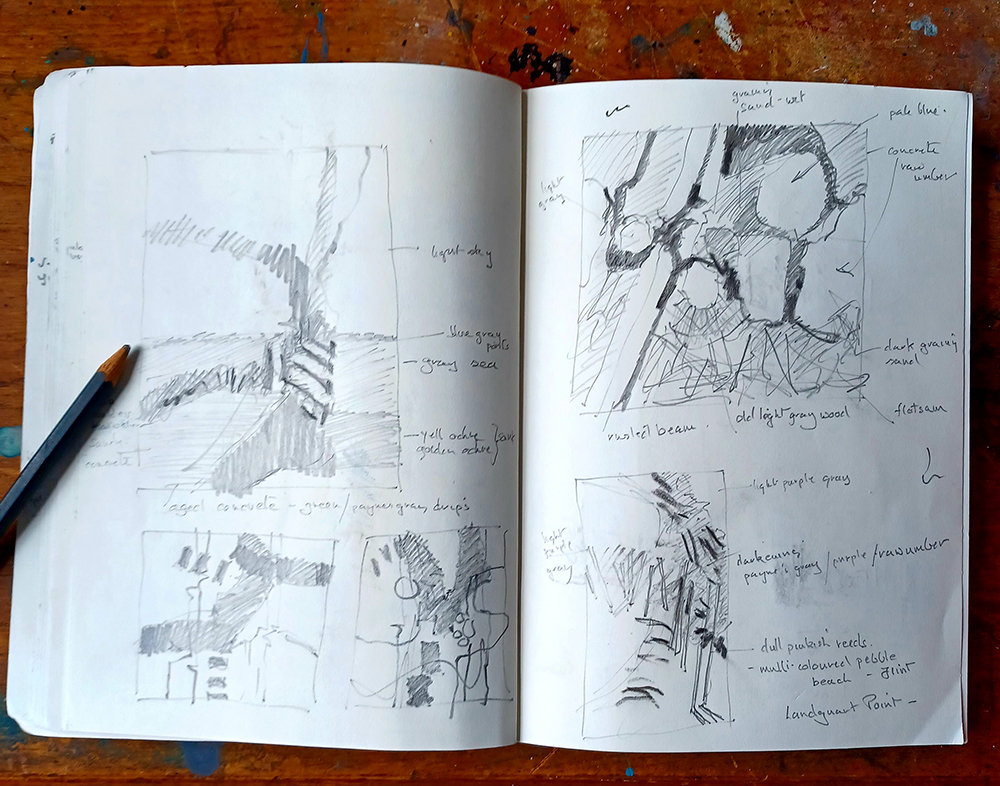 Image of Gerry's sketchbook