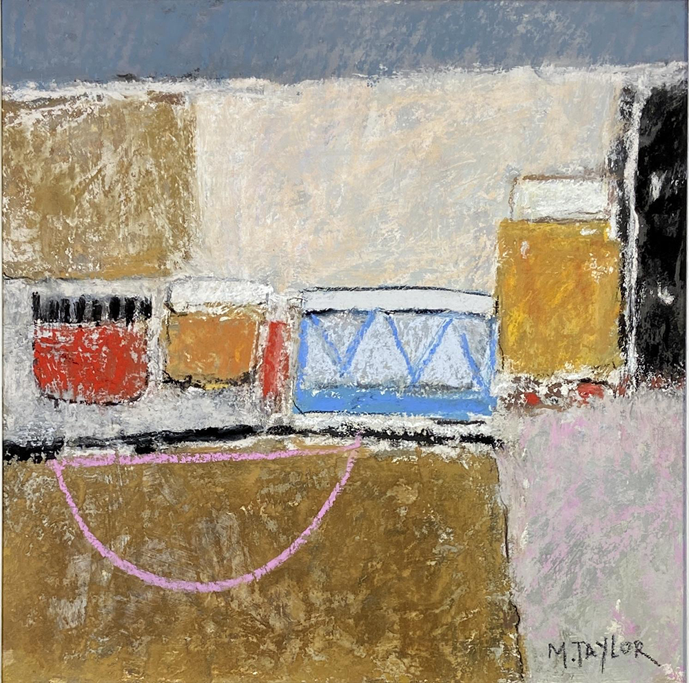 Malcolm Taylor - Drumbeat (soft pastel on board)