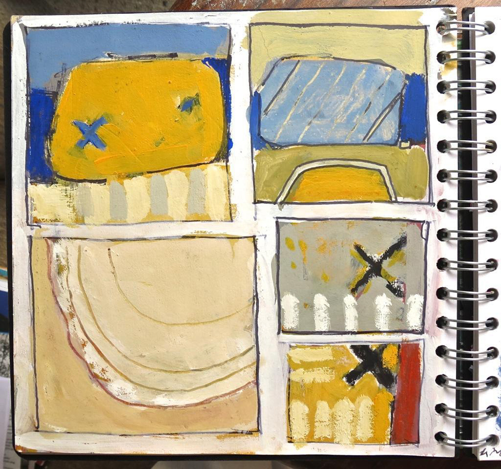 A couple of images from Malcolm Taylor's sketchbook