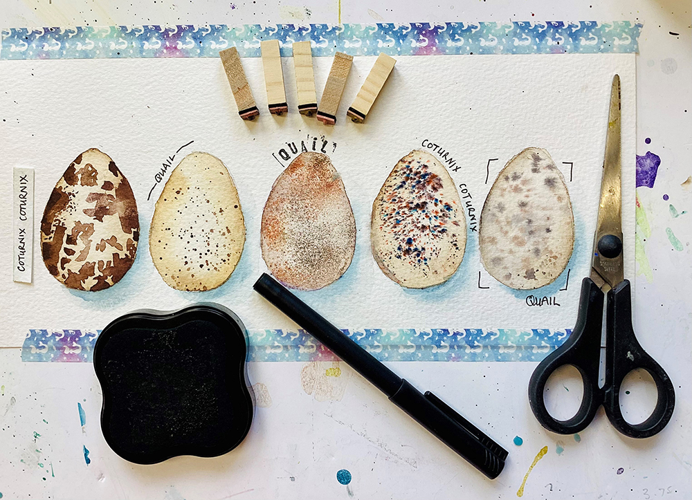 Paint Your Own Watercolour Nest Egg