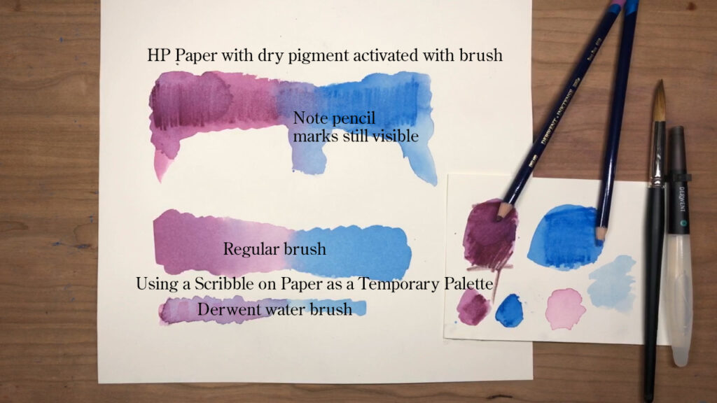 Image of how Inktense can be applied